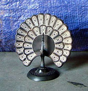 Peacock made of bidri art