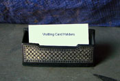 Visiting card holder