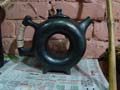 Designer black pottery