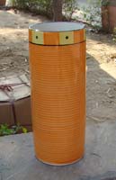 orange-flowervase-ceramic