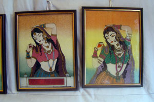 sand painting India