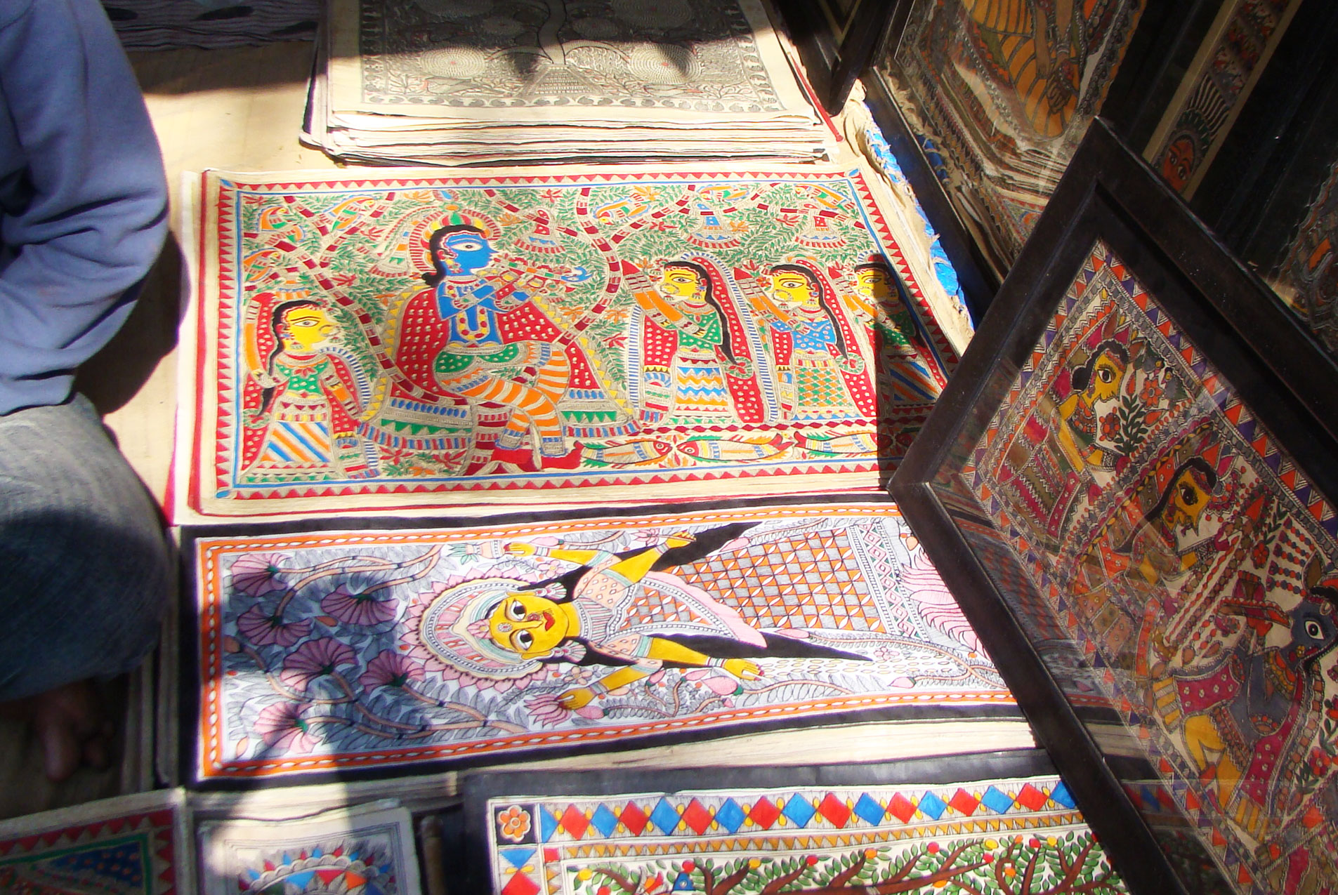 madhubani art style of Bihar, India