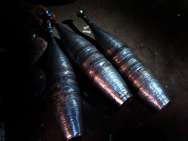 Iron vase